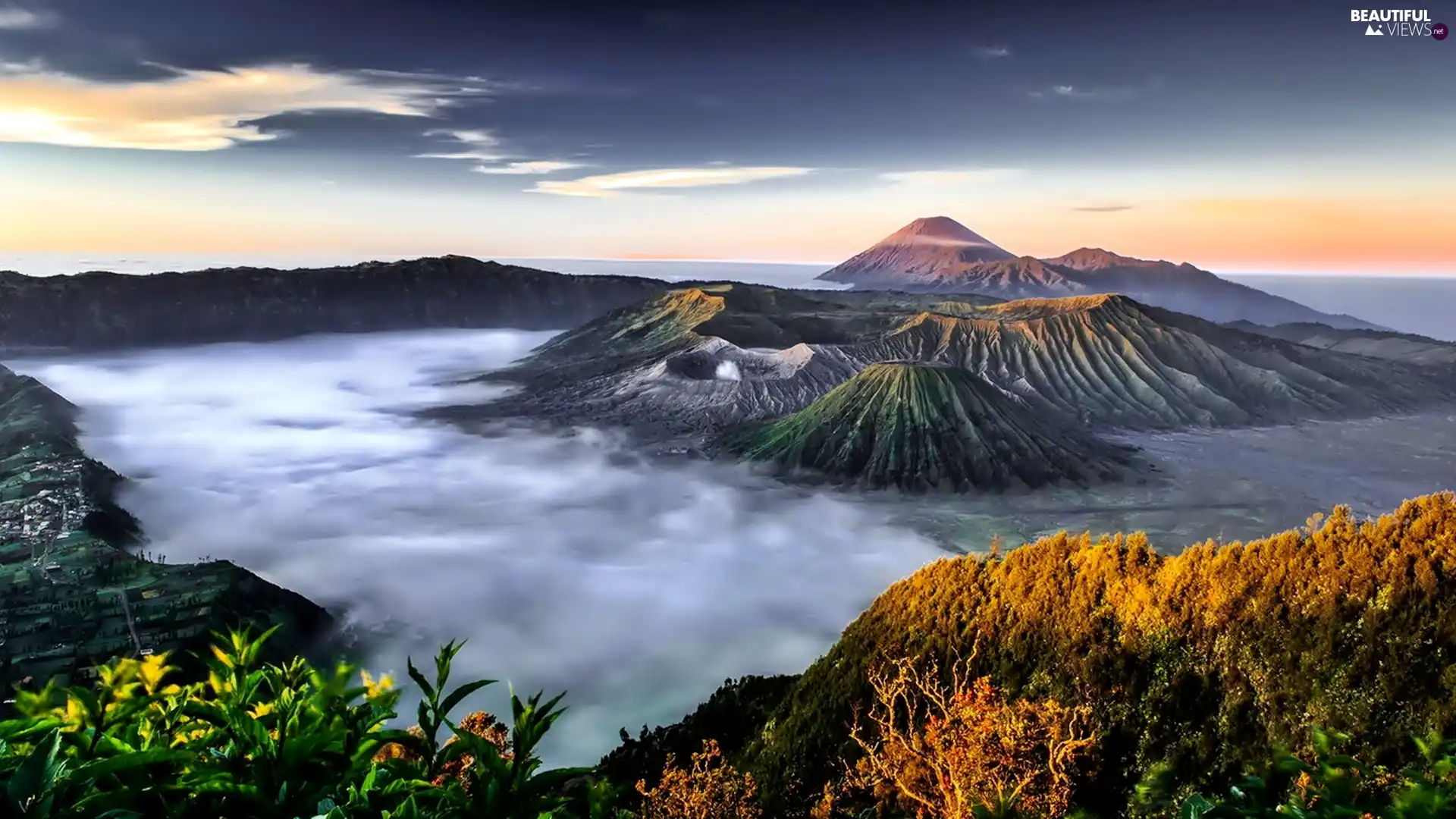 Mountains, Fog