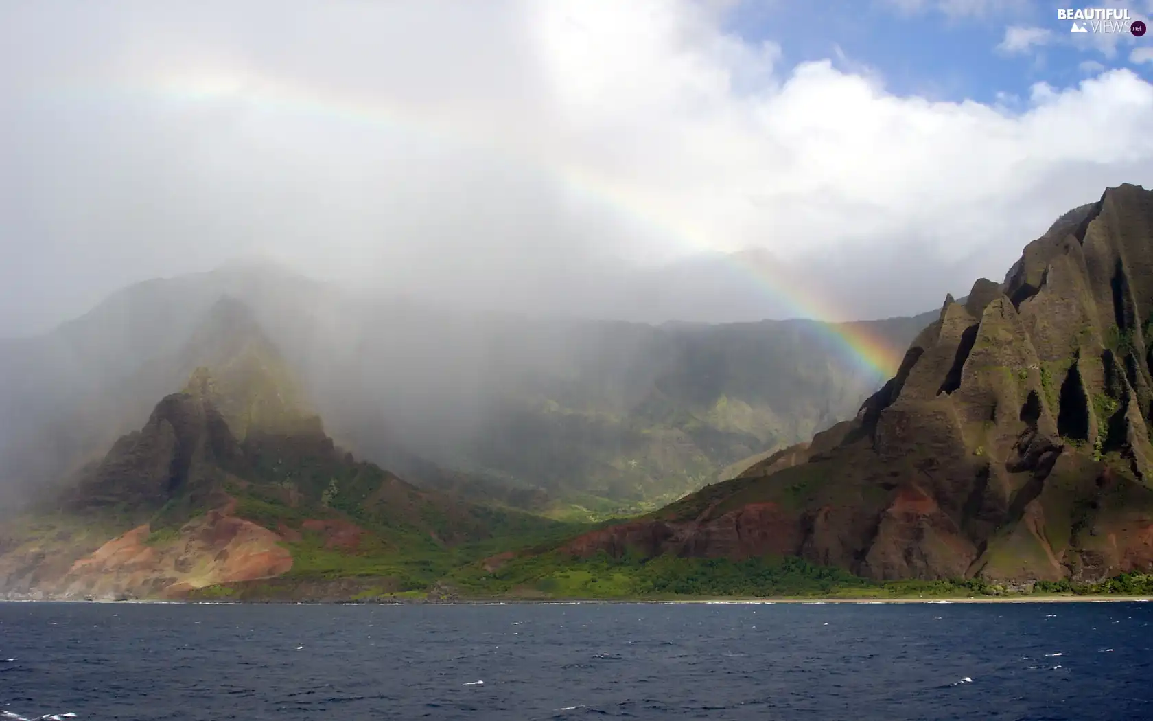 Fog, Coast, Great Rainbows