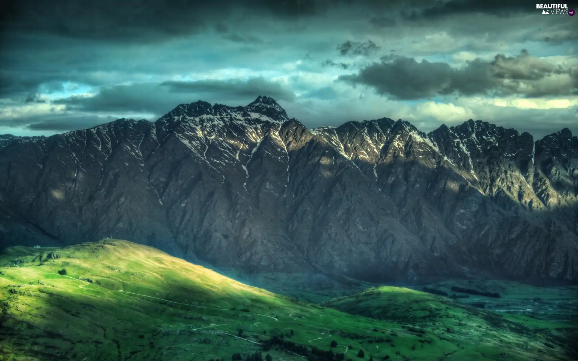 height, mount, Valley, Mountains, Green