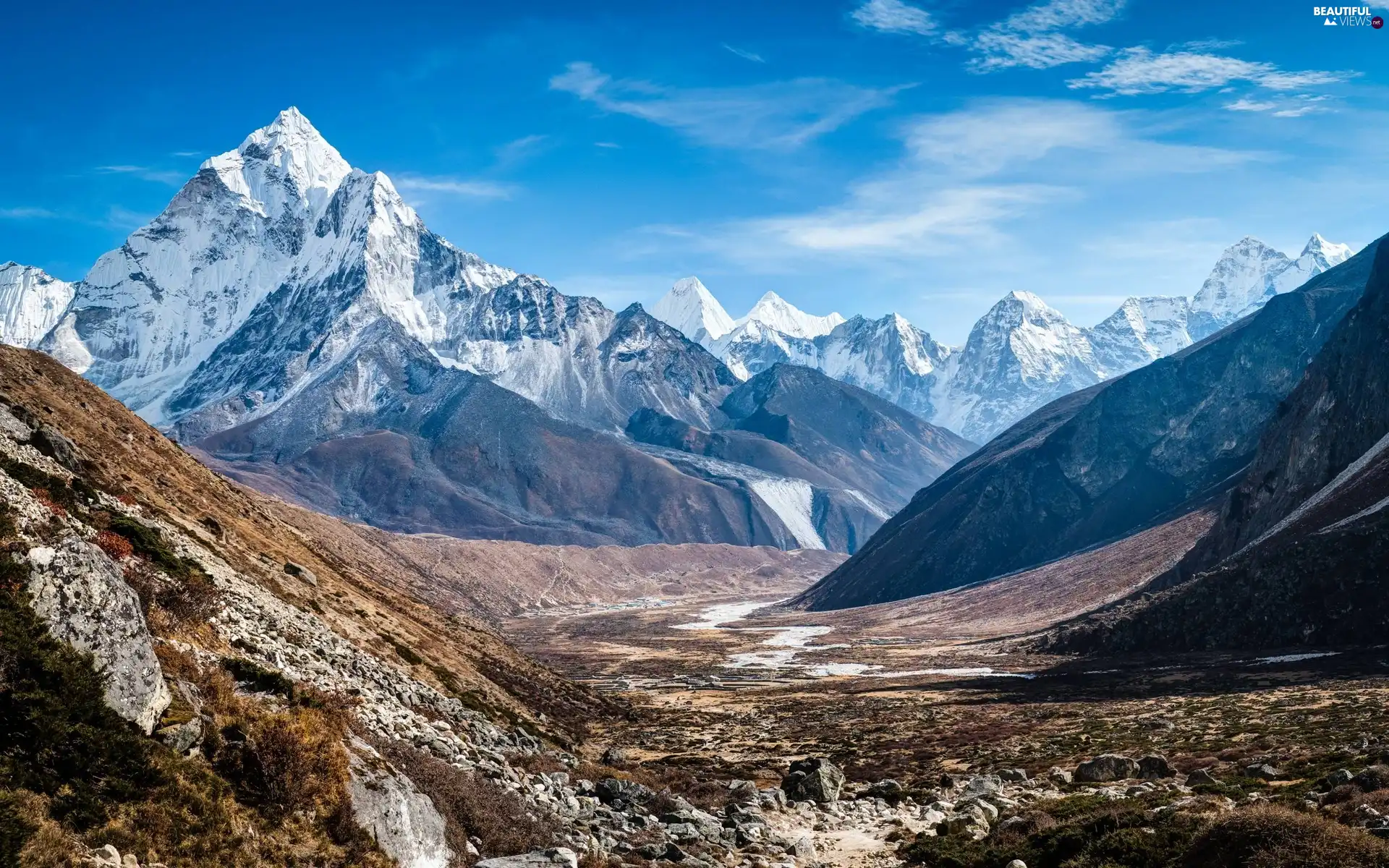 Nepal, Ama Dablam, Himalayas, Mountains