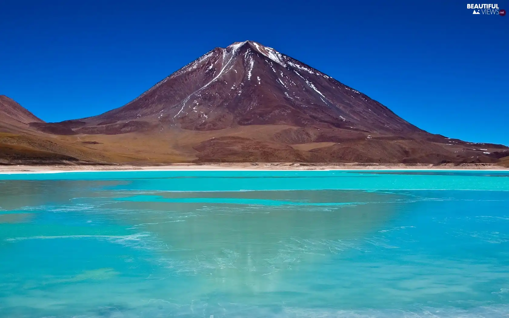 Laguna, mountains, sea