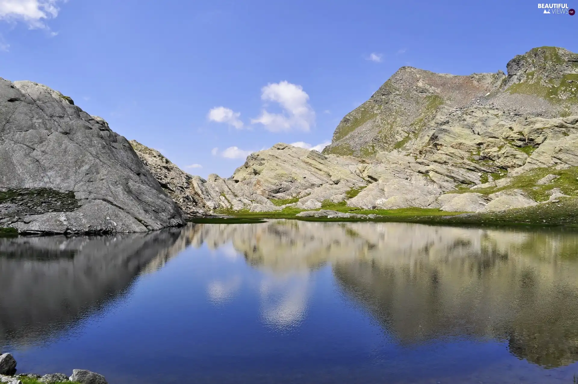 lake, Mountains, Alps