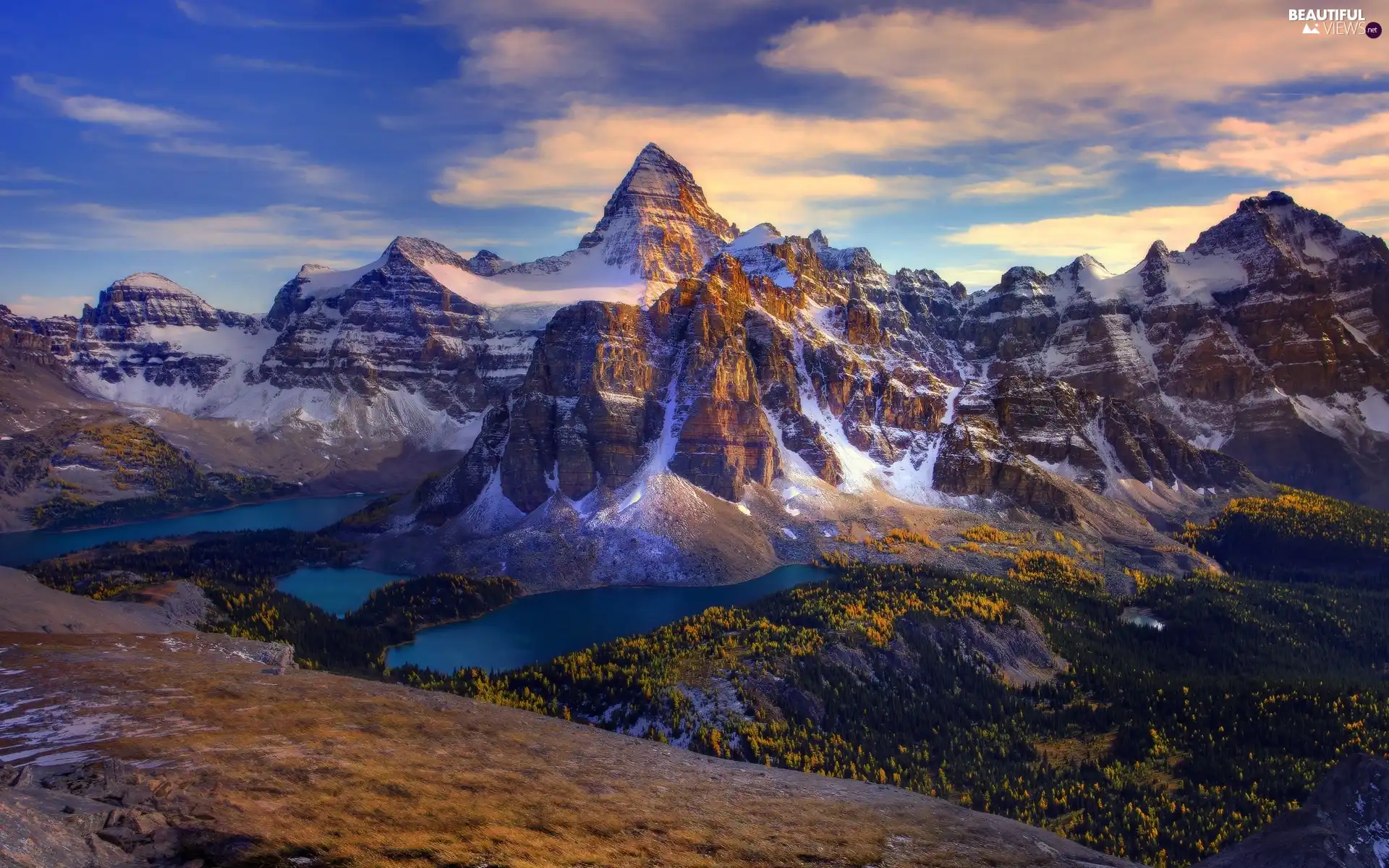 British Columbia, Mount Assiniboine, Mountains, Canada, Mount Assiniboine Provincial Park, lakes, peaks