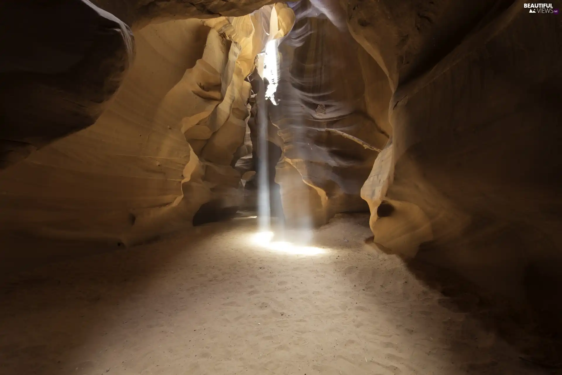 cave, light breaking through sky