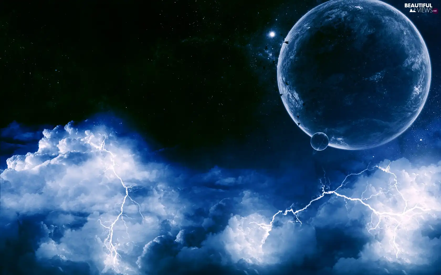 Lightning, Alien, Planet