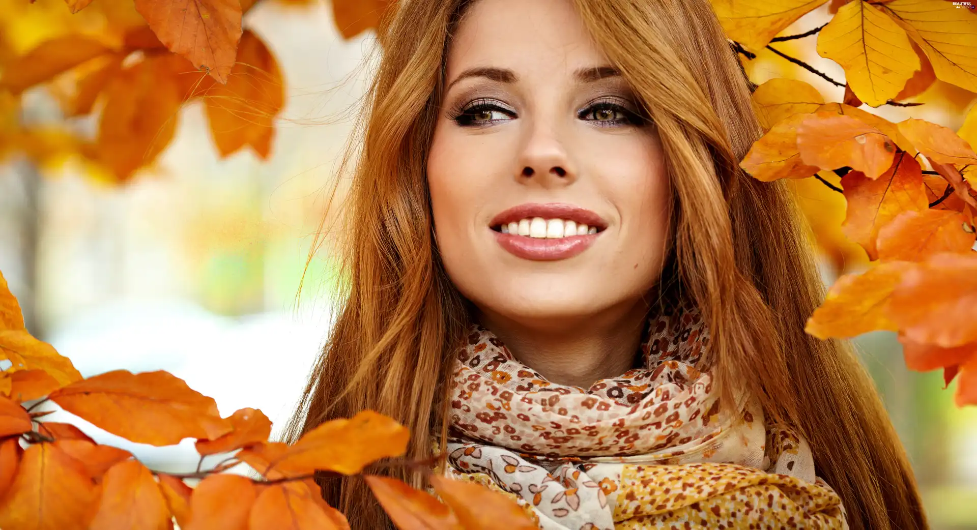 Leaf, Women, make-up