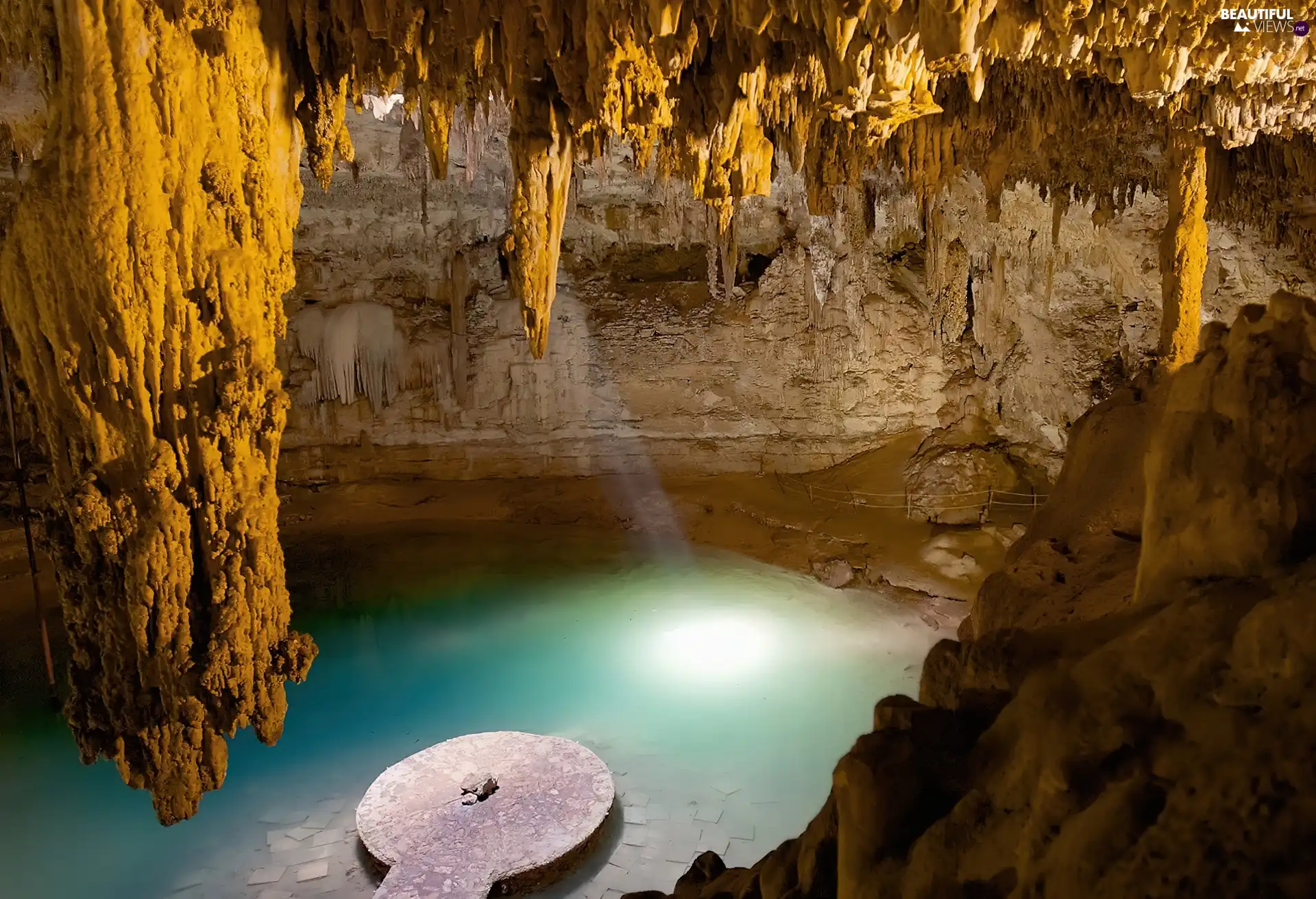 well, rocks, Mexico, karst