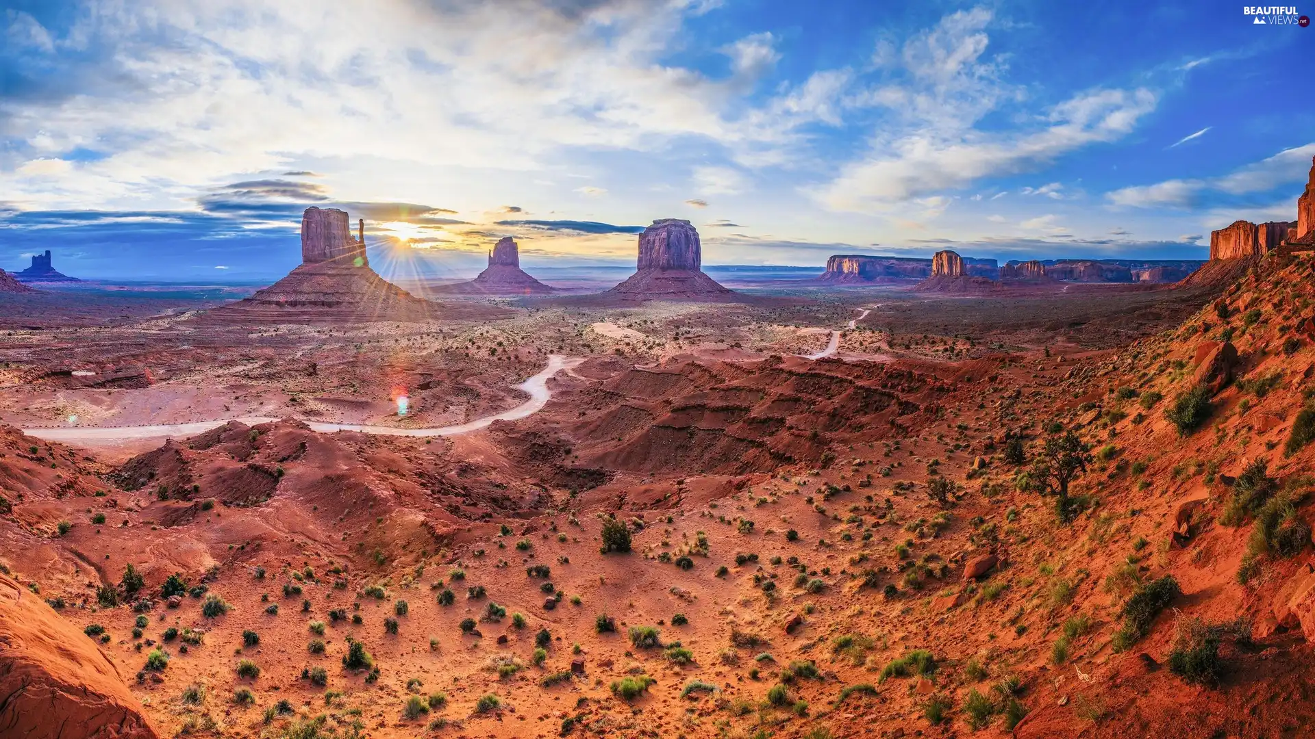 Monument Valley, rocks, Utah State, Colorado Plateau, The United States