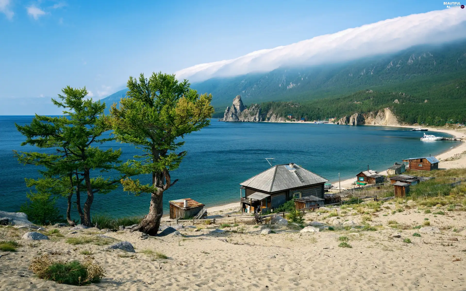 Mountains, sea, Beaches
