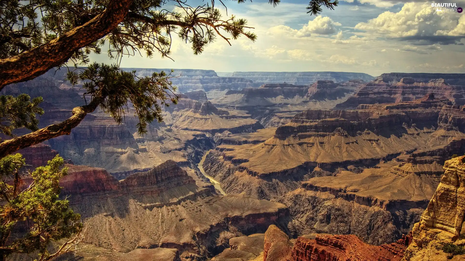 nature, canyon, River