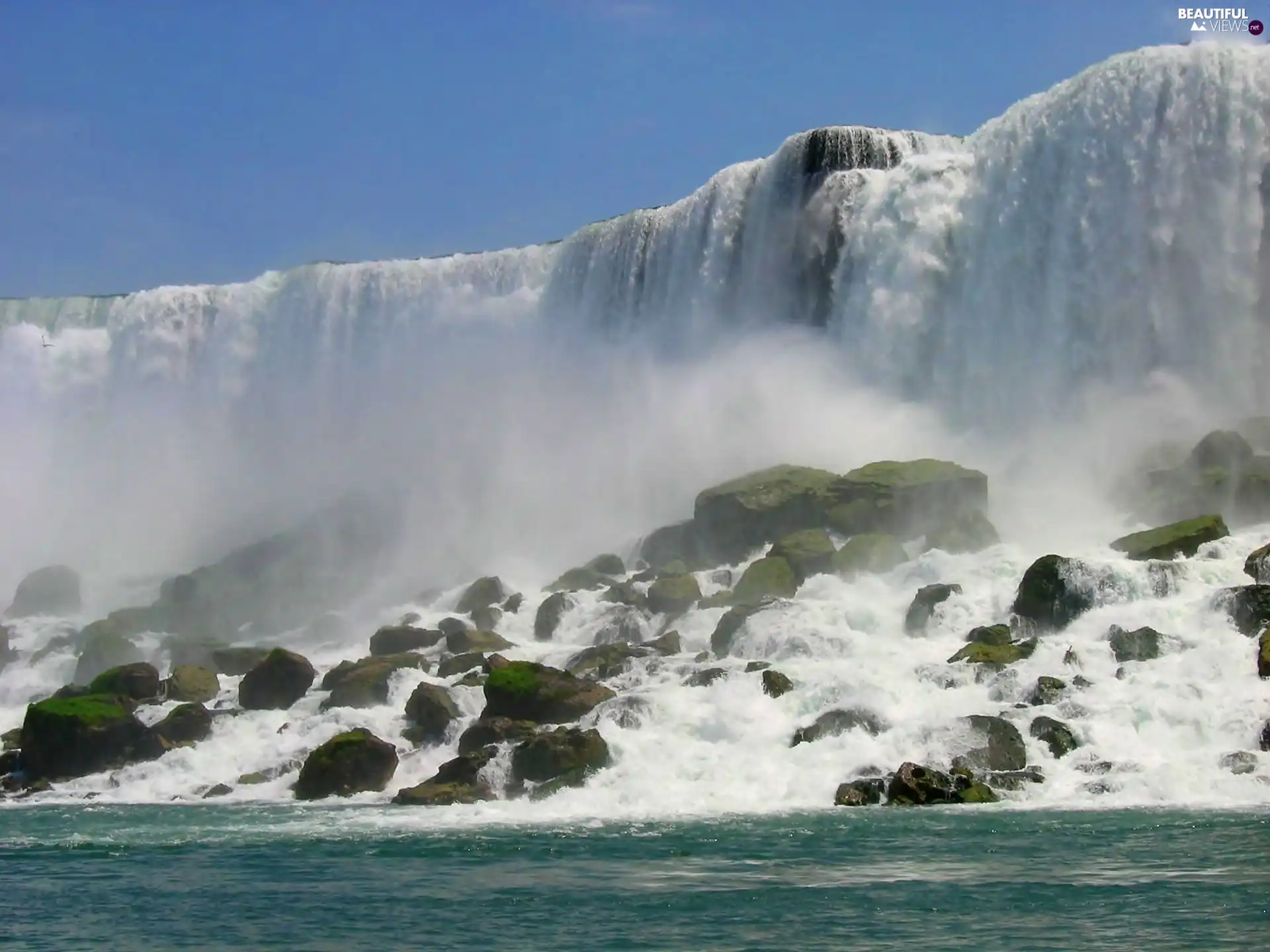 View, waterfall, Niagara Falls