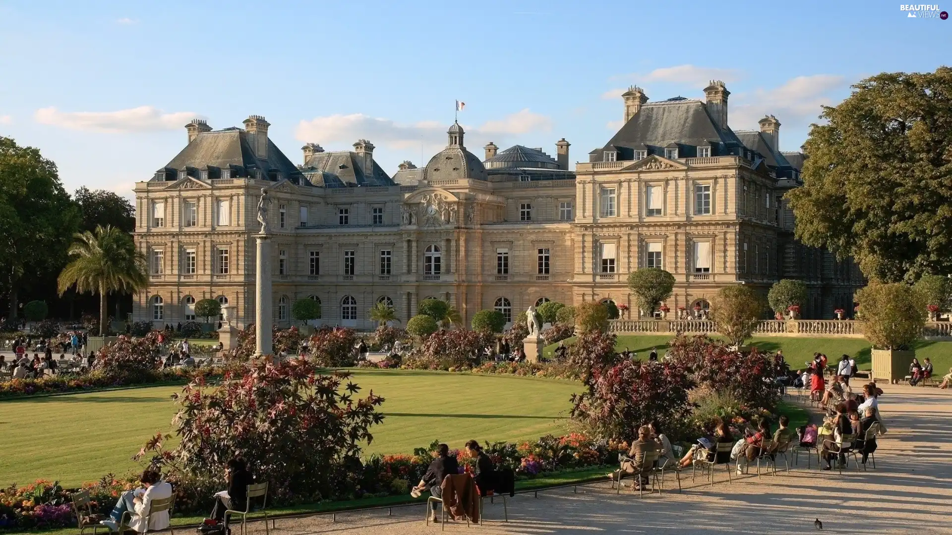 Park, Luxembourg, palace