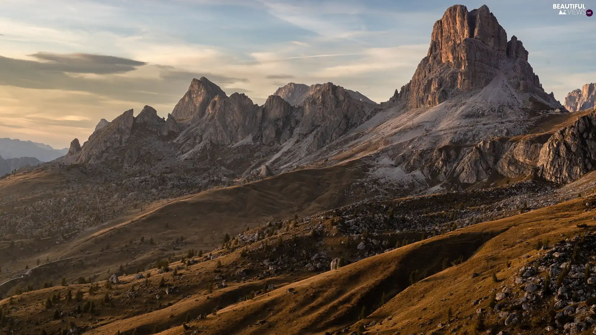 Passo di Giau, Dolomites, Belluno, Italy, Mountains, pass