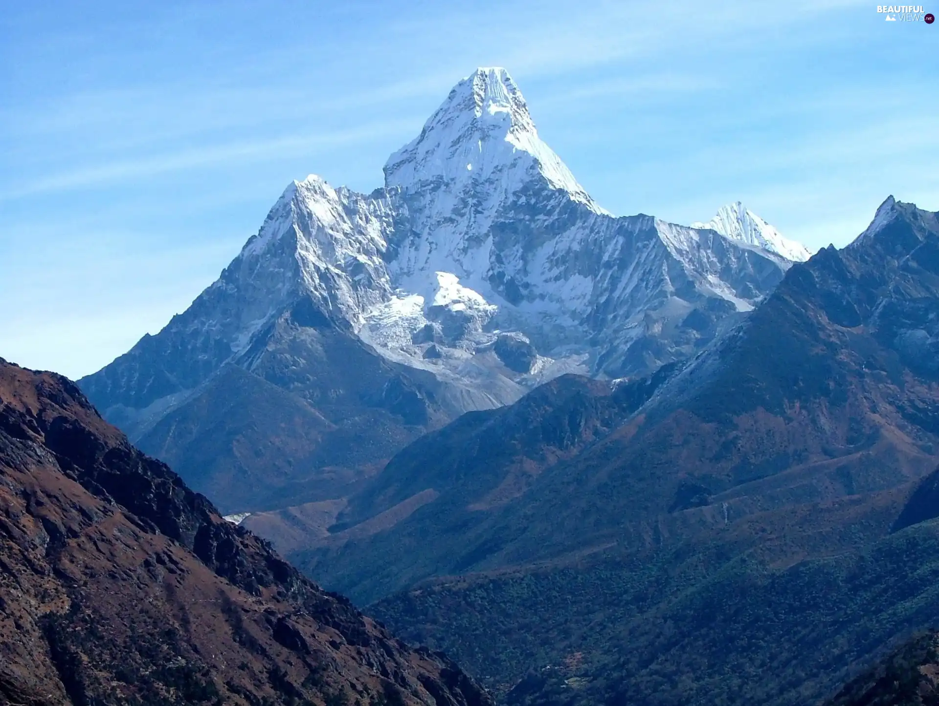 peaks, Mountains, Steep