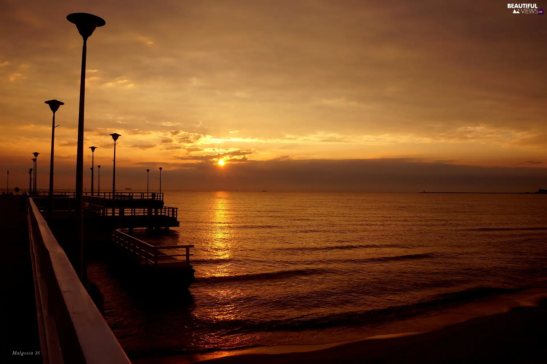 pier, Sopot, east, sun, sea