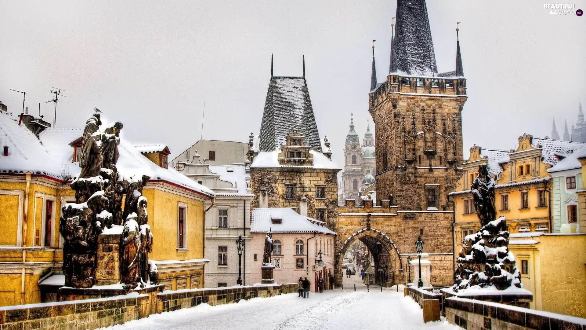 winter, Prague