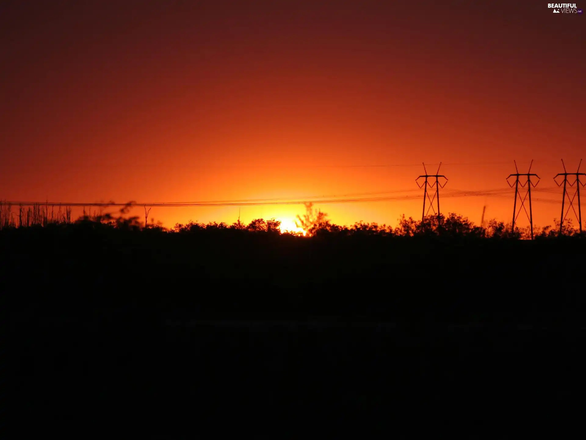 rays, west, sun