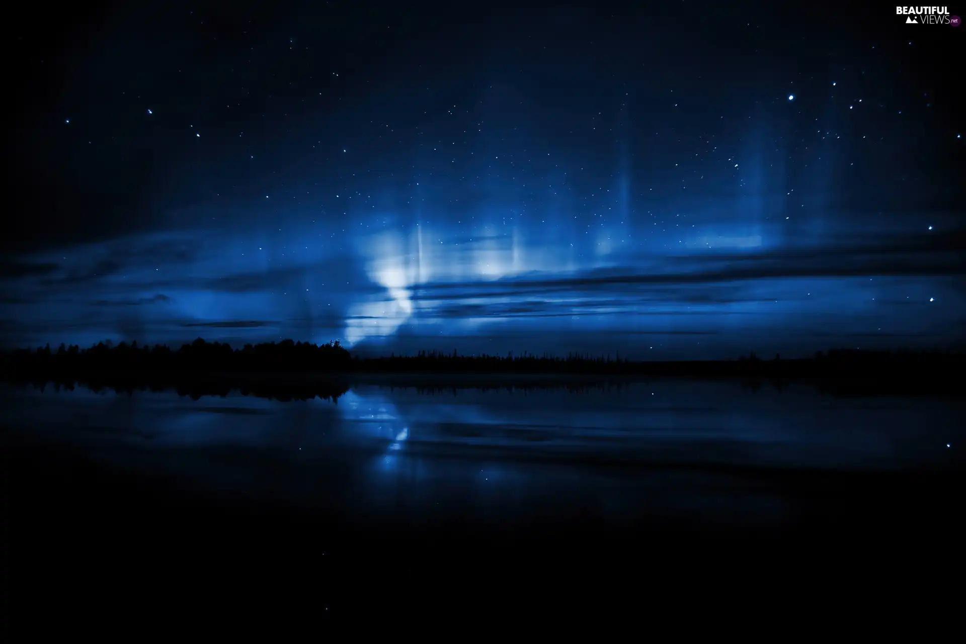 reflection, dawn, Polaris