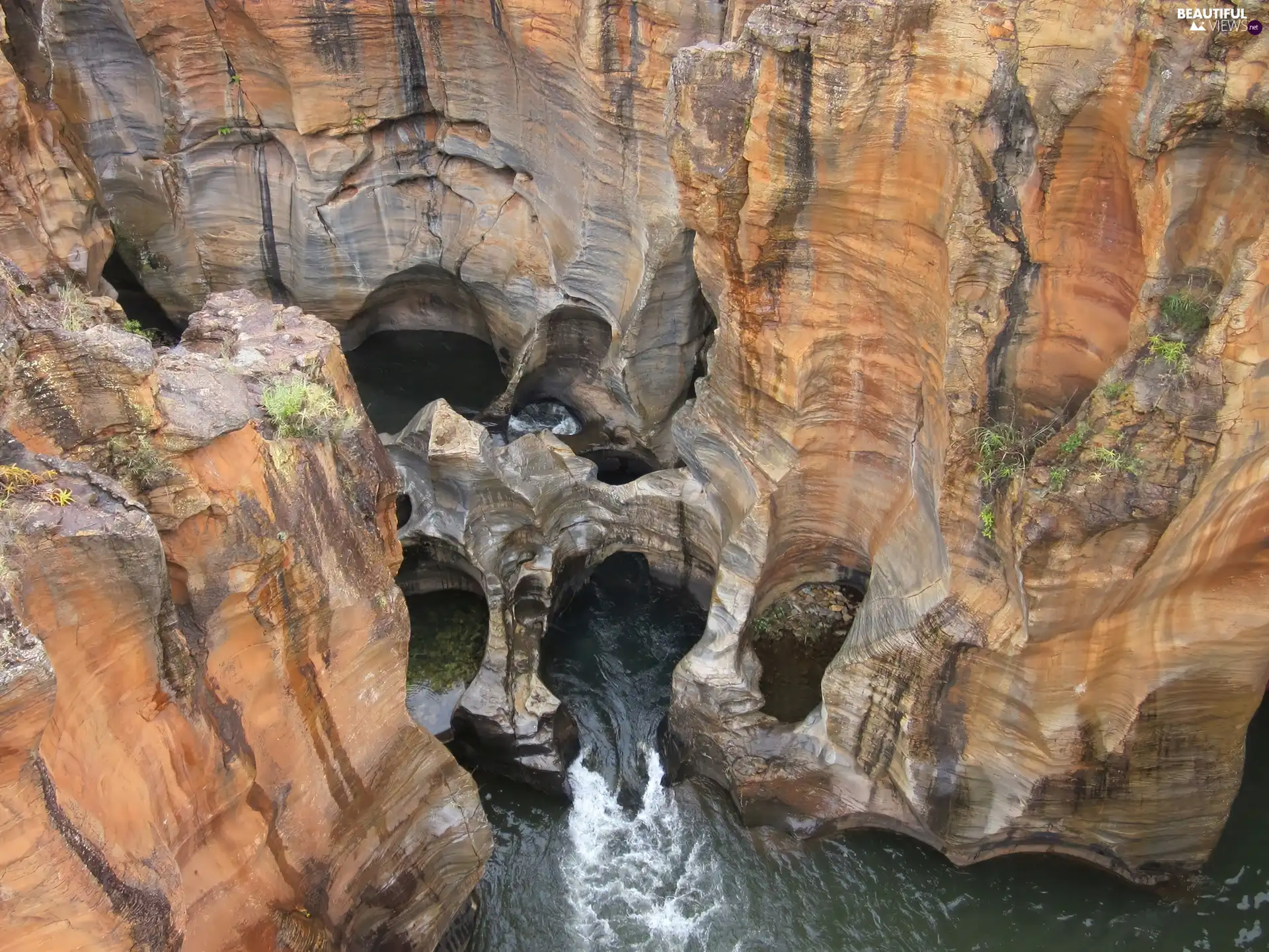 canyon, River