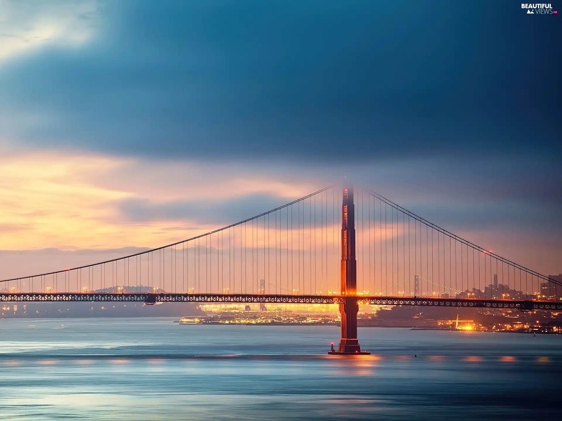 San Francisco, Golden Gate, River, bridge