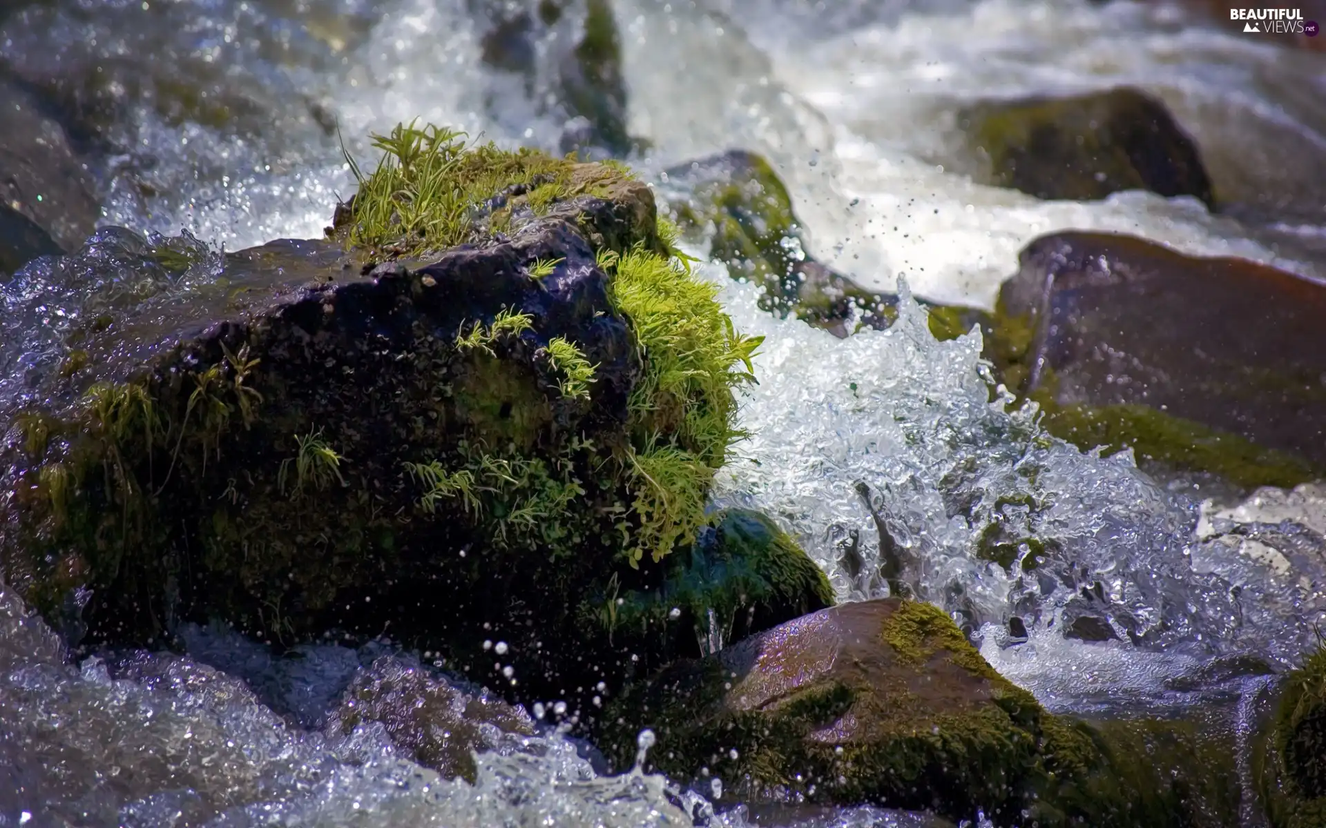 River, Stones, tear