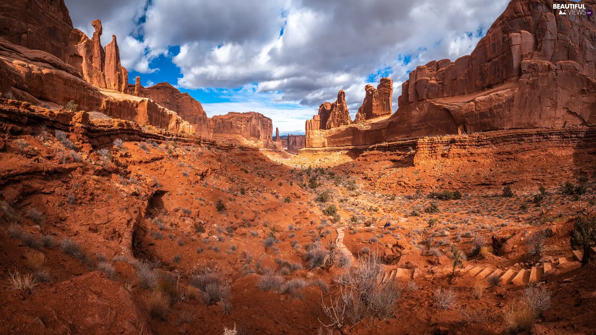 rocks, Utah State, The United States, Arches National Park
