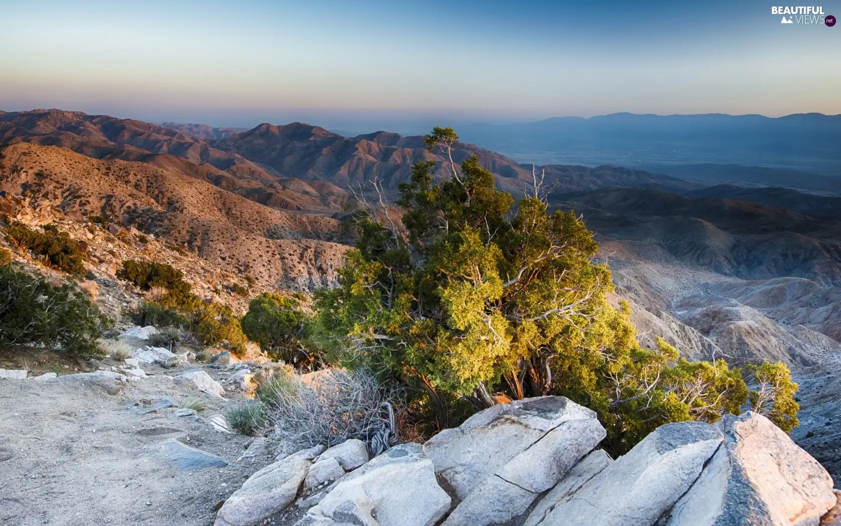 Mountains, rocks