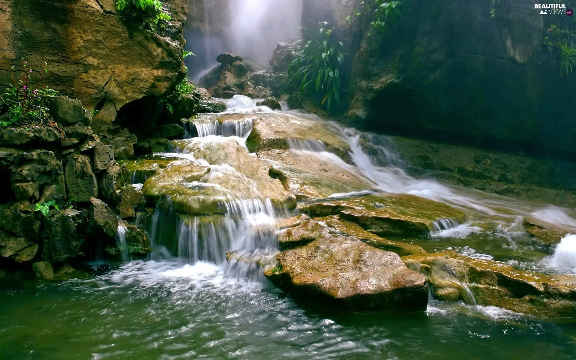 rocks, tear, River