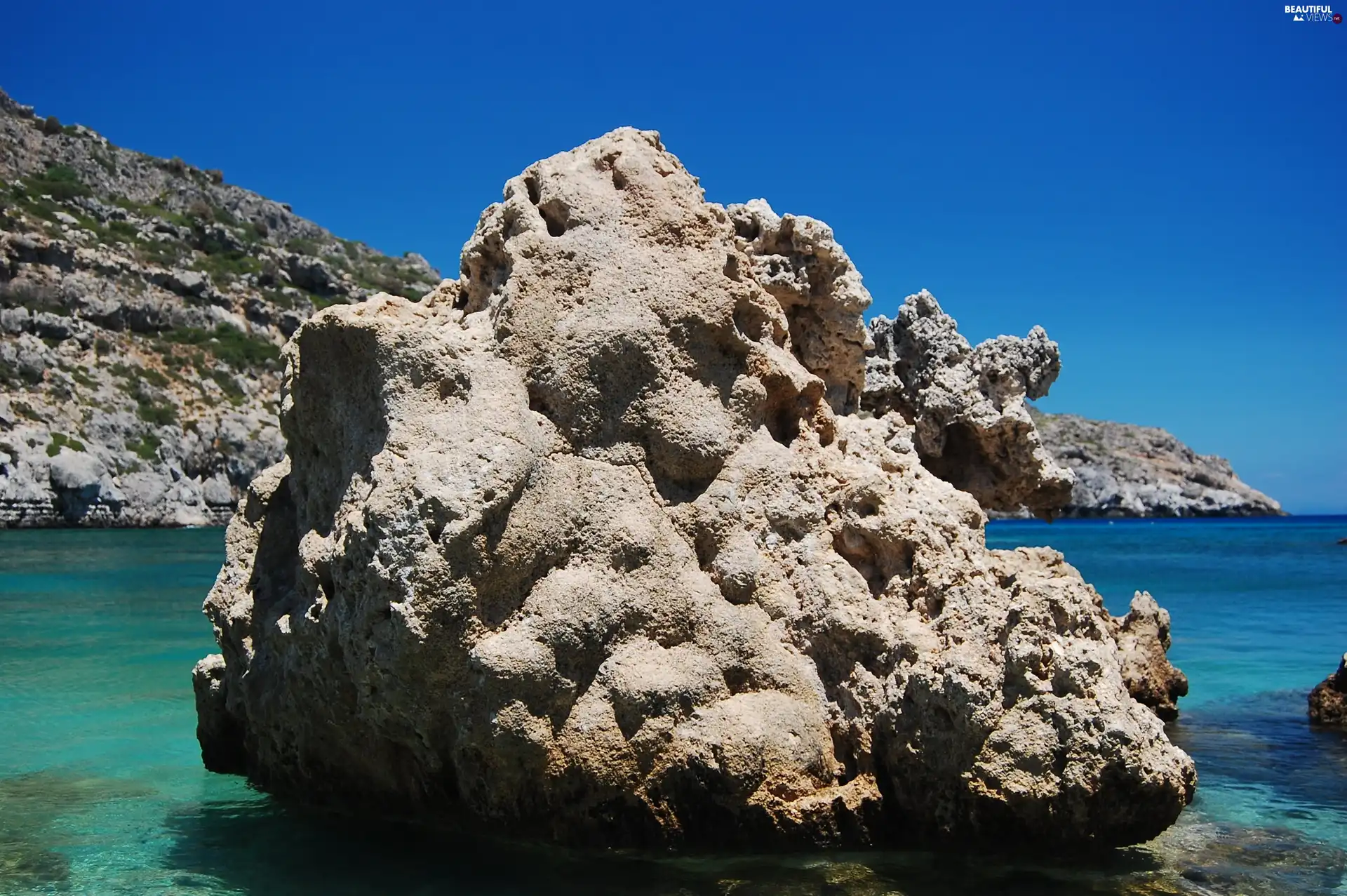 Rocks, Greece, Rodos