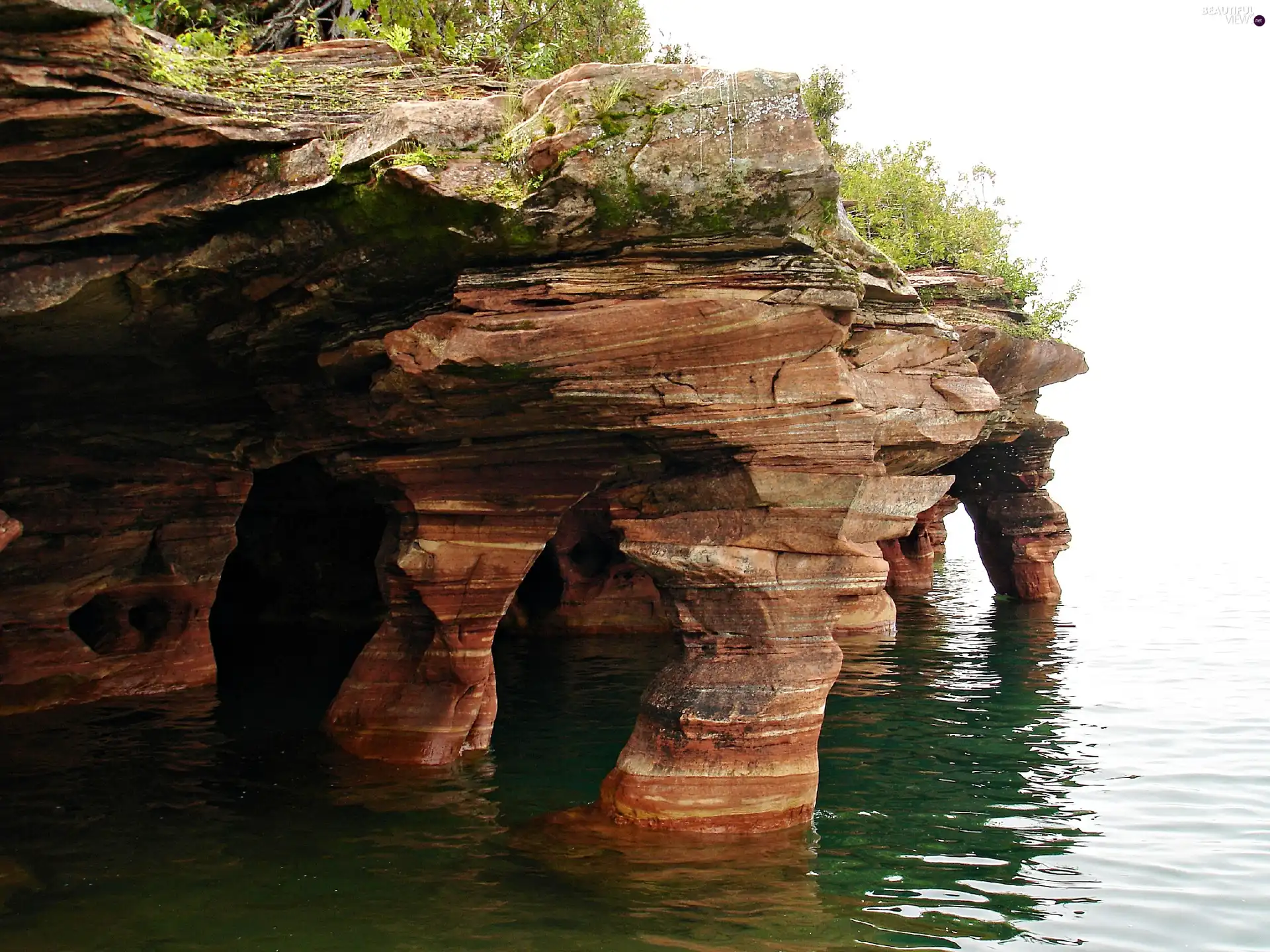 sea, rocks