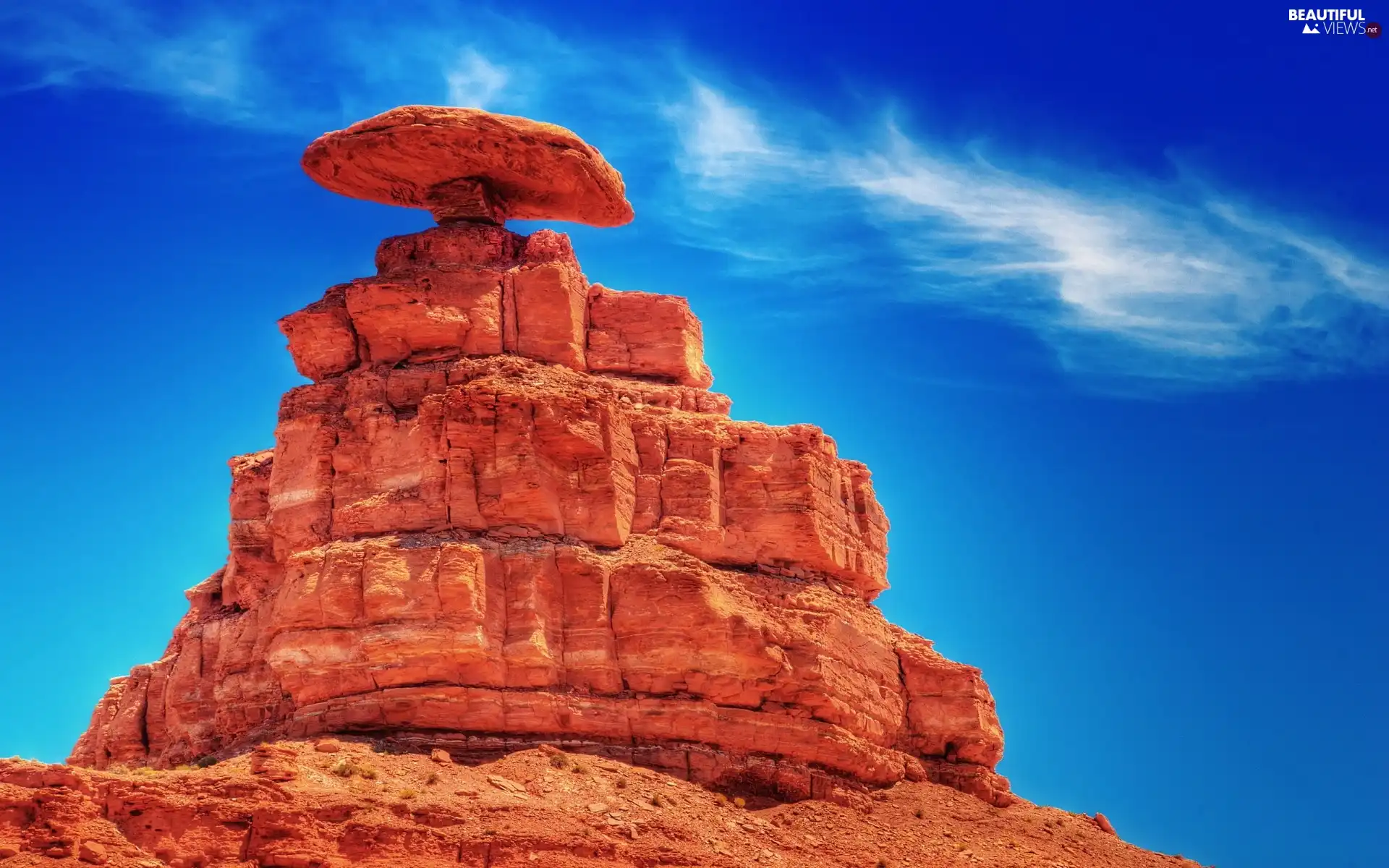 Rocks, canyon, Sky