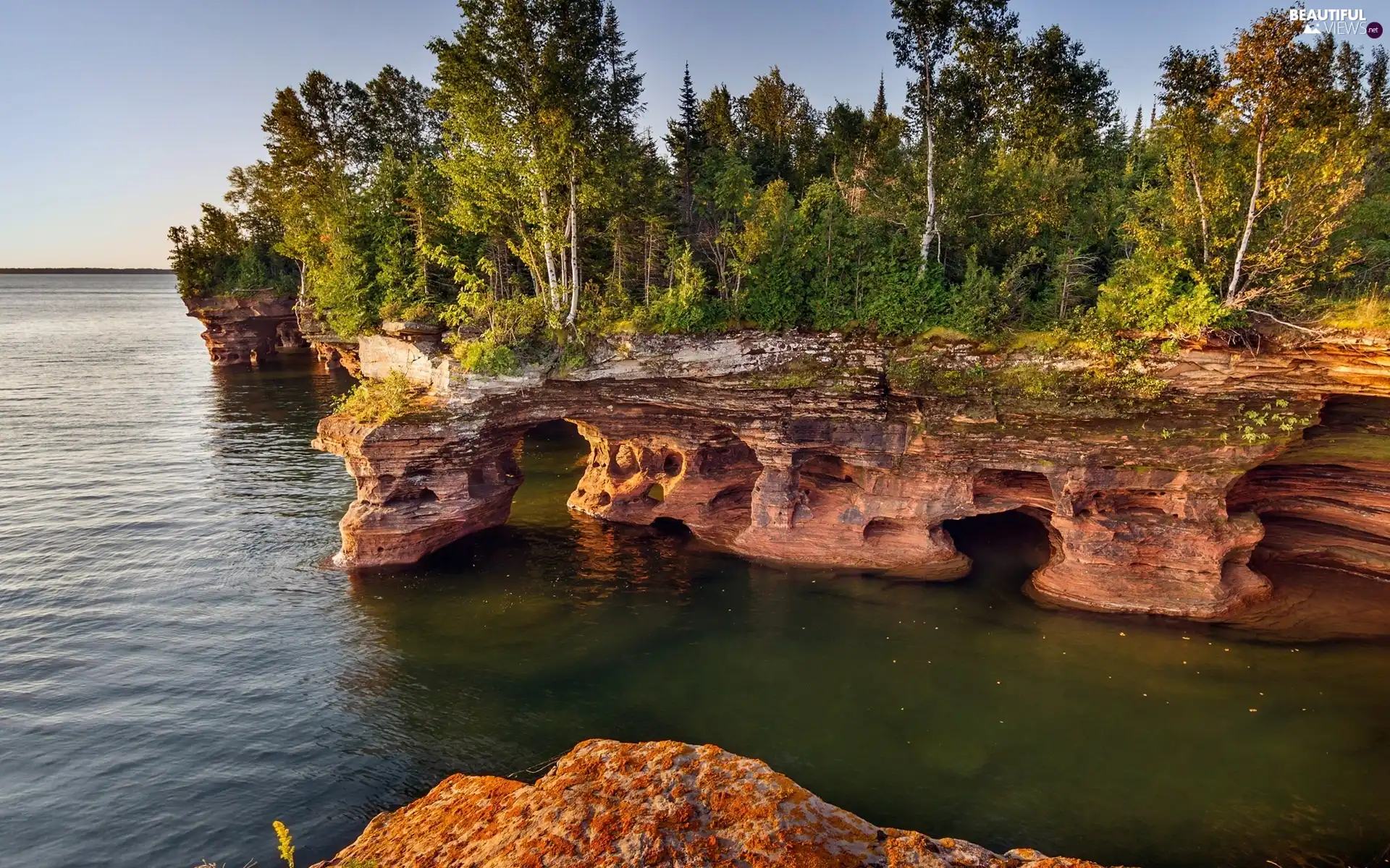 Sea Cliff Cave Beautiful Views Wallpapers 1920x1200