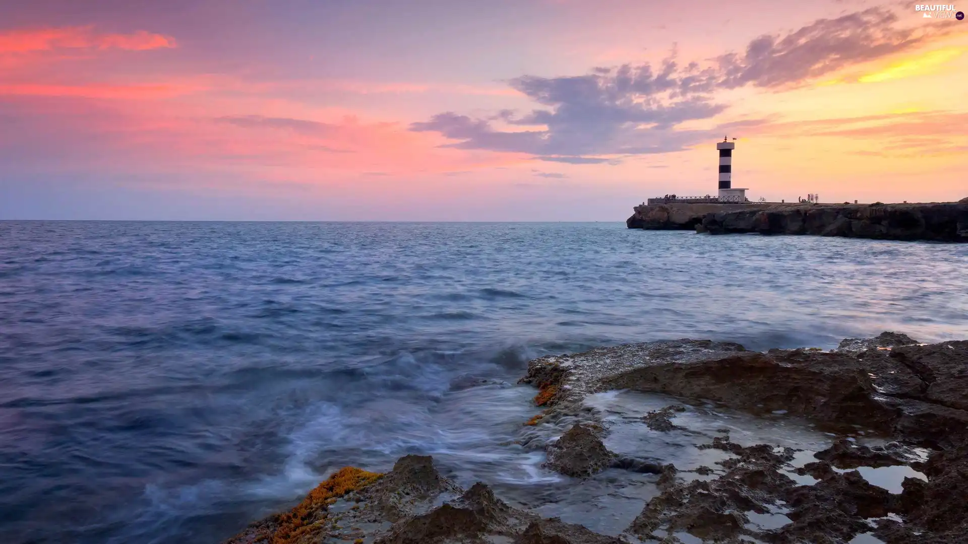 Lighthouse, sea