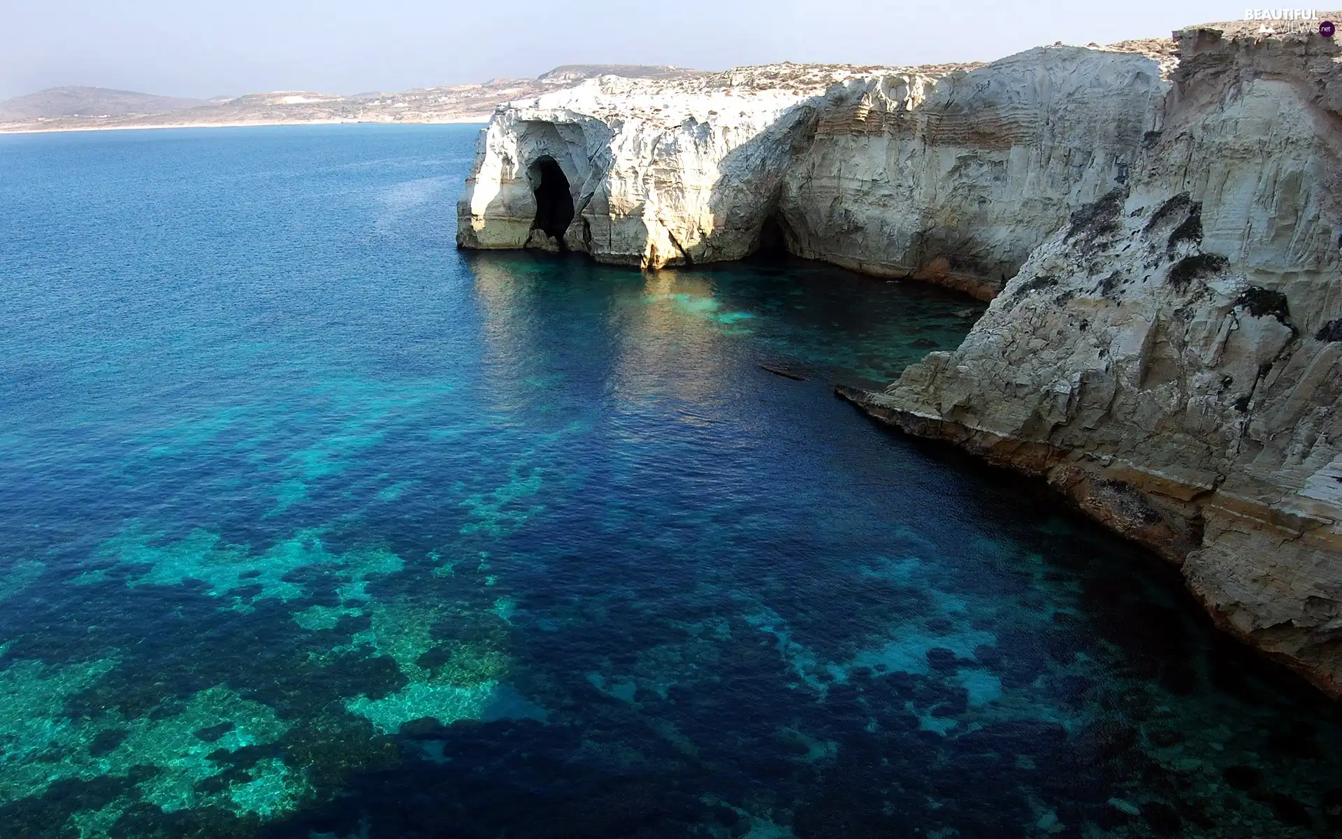 rocks, sea