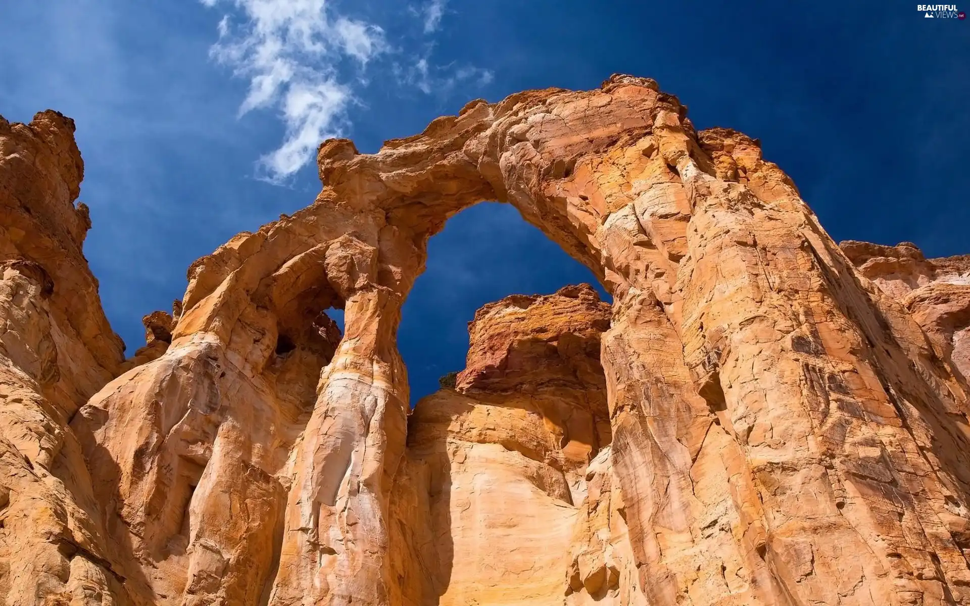 canyon, blue, Sky, rocks