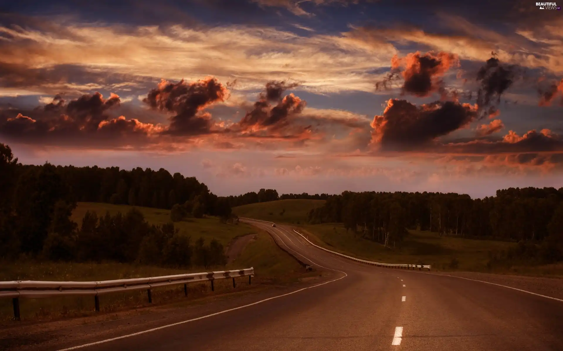 Sky, Way, clouds