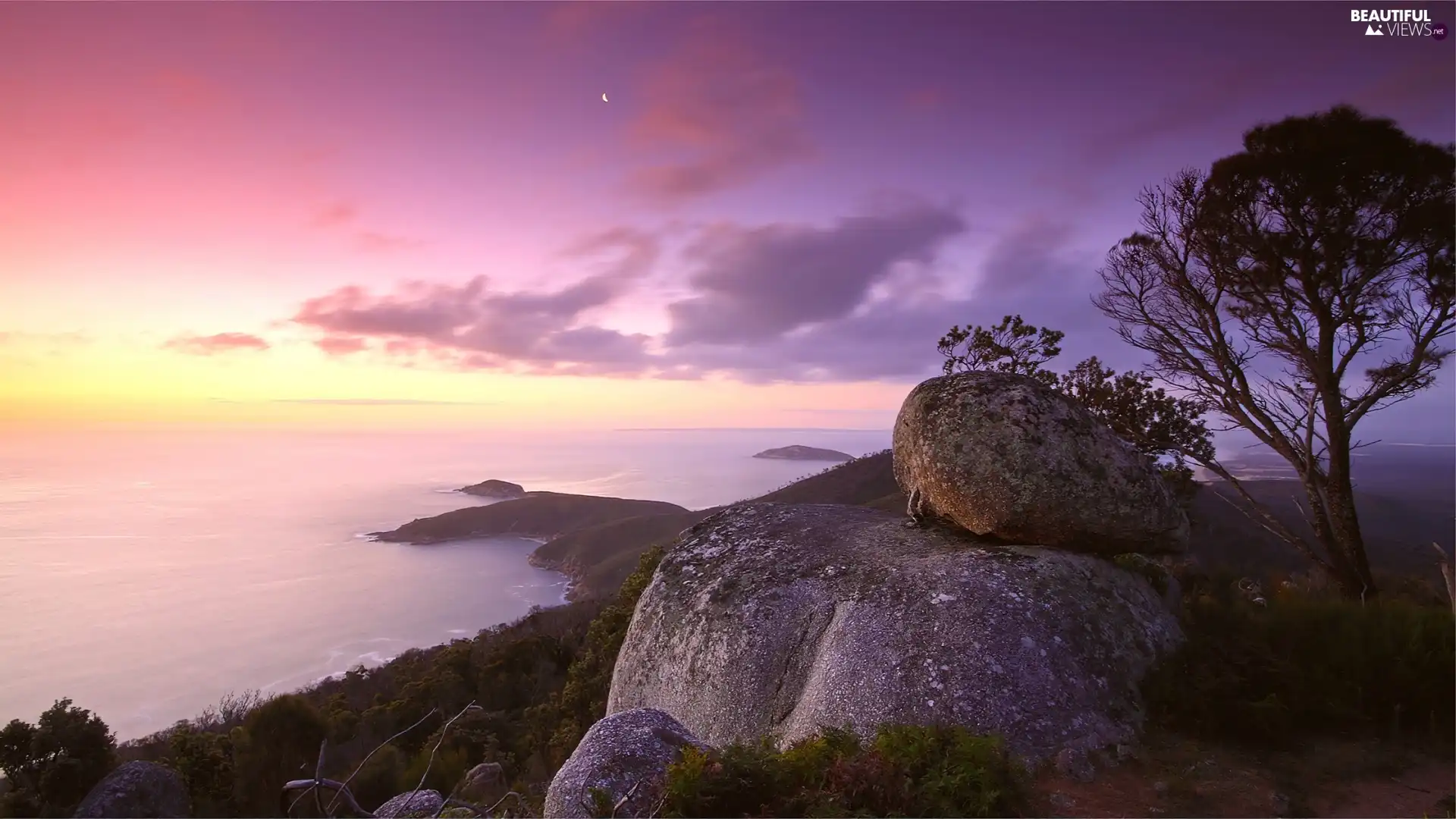 Sky, sea, rocks