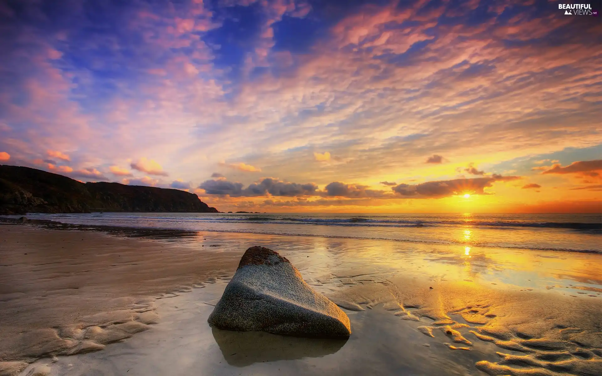 Great Sunsets, sea, Stone