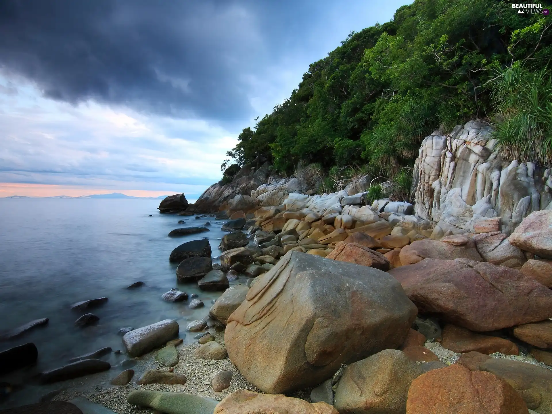 Stones, sea, coast