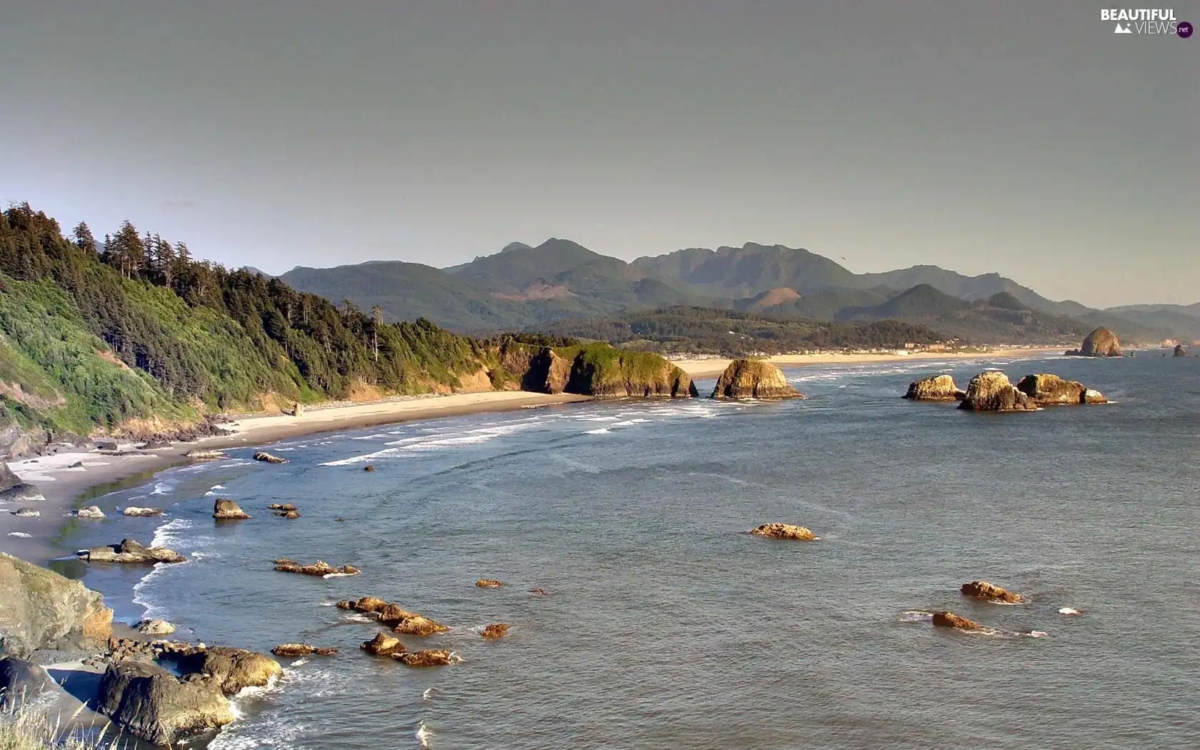 sea, rocks, Stones, Waves