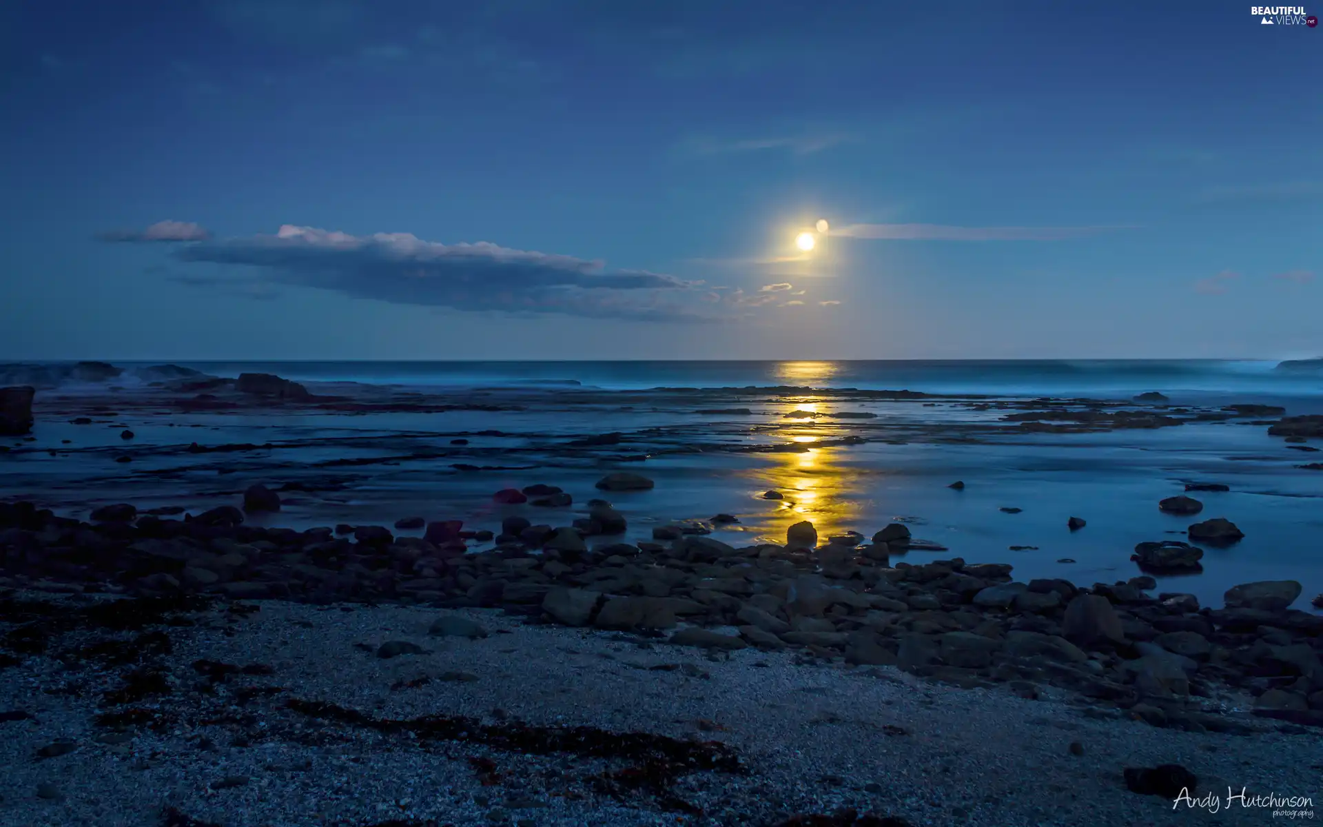 sea, west, sun, Stones