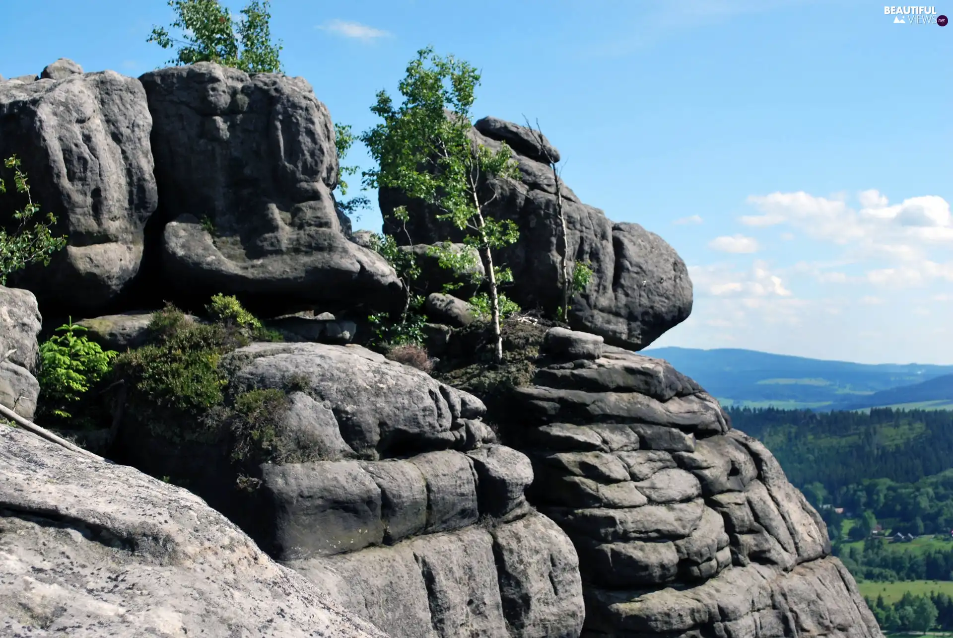 rocks, Table Mountain, Szczeliniec Wielki