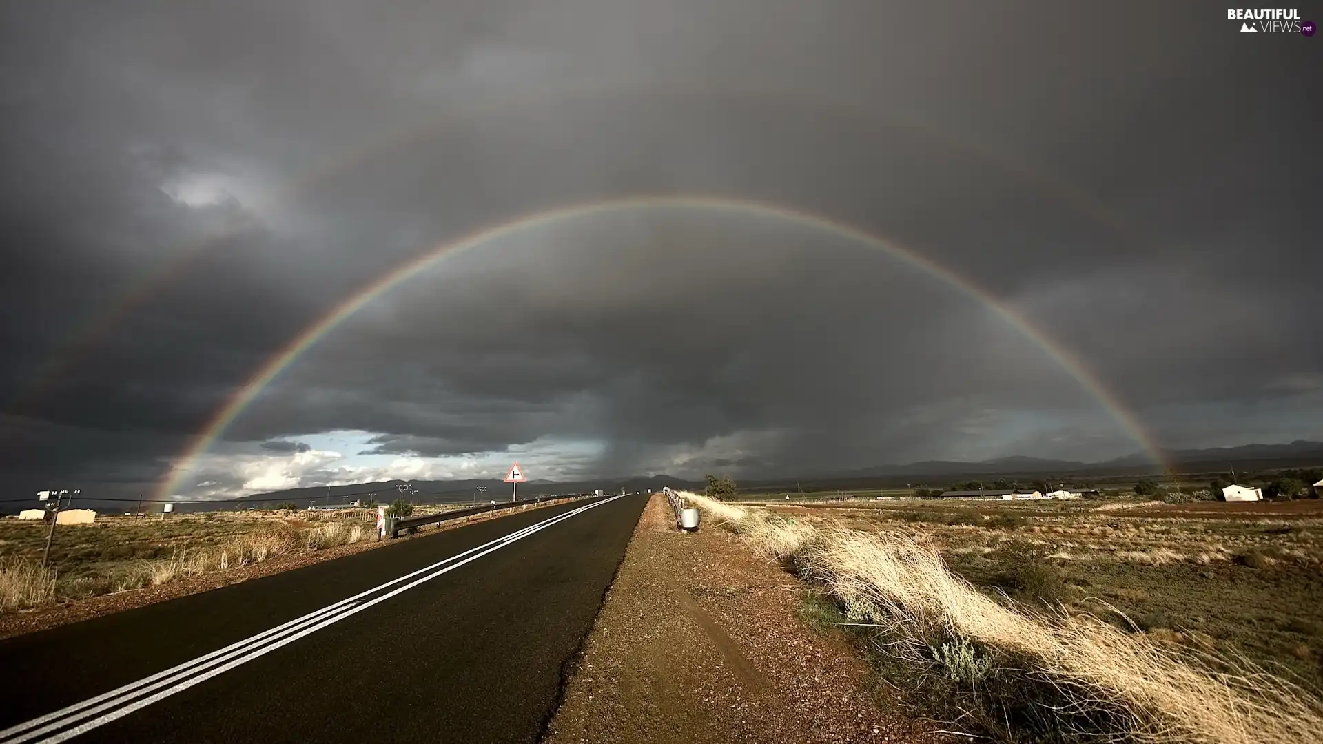Great Rainbows, clouds, Way